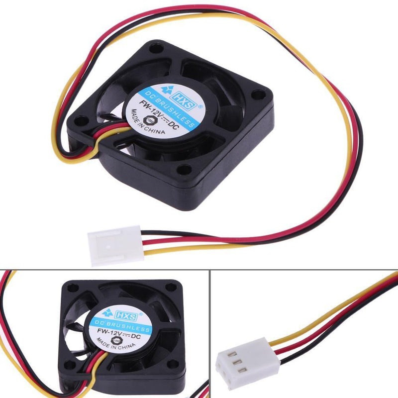3 Pin 40mm Computer CPU Cooler Cooling Fan PC 4cm 40x40x10mm DC 12V