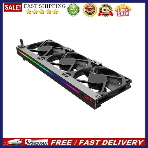 PC Case Cooling Fan 5V 3Pin Computer Ventilador ARGB 3 Fans Heatsink Radiator