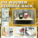 Creativity Kitchen Shelf Mobile Stand Home Wooden Bracket V6P8