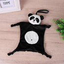 Baby Soothing Towel Cartoon Animal Educational Plush Rattle Toys(Panda)