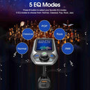 FM Transmitter Radio Bluetooth Compatible 5.0 Wireless 2Q6W USB Charger T7E I8A5