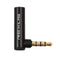 kingromargo 90 degree right angle 3.5mm male to female adapter connector (1pcs
