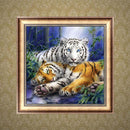 5D DIY Tiger Diamond Painting Embroidery DIY Craft Cross Stitch Home Decor Newly