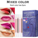 20pcs/box Cotton Swab Lipstick Women Long Lasting Lip Gloss Matte K3X0