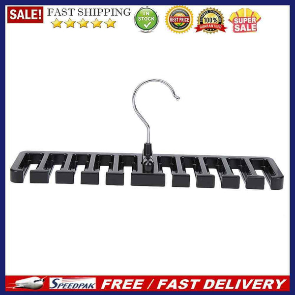 Plastic Tie Waistband Scarf Storage Rack Closet Wardrobe Organizer Hanger S