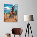 5D DIY Diamond Painting Horse Embroidery Full Drill Cross Stitch Mosaic Craft