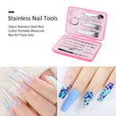 10pcs Stainless Steel Nail Cutter Portable Manicure Nail Art Tools Sets Newly