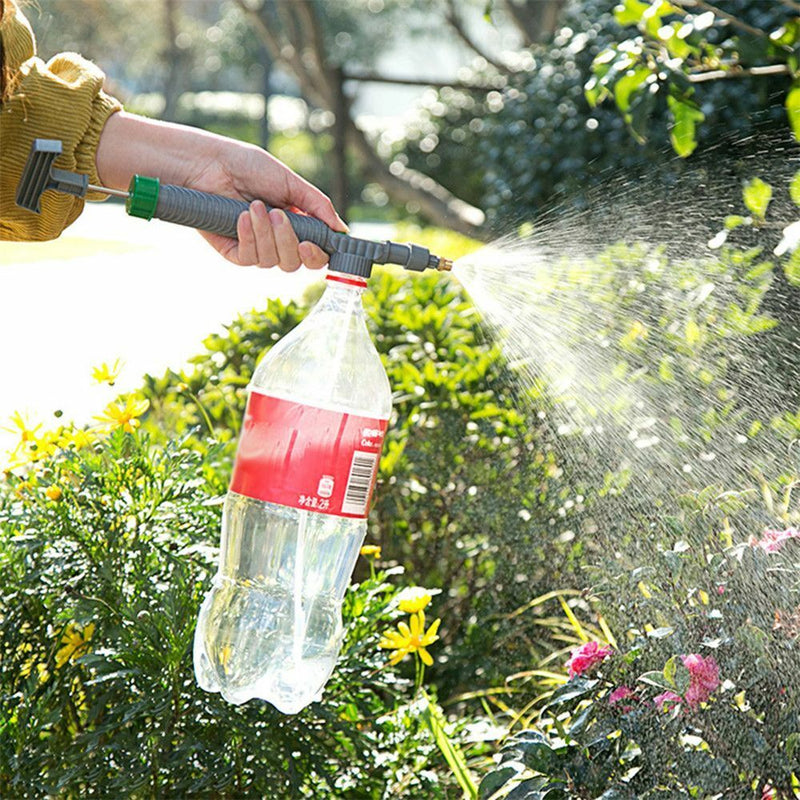 Watering Tool Adjustable Manual Sprayer Air Pump Head Nozzle Drink Bottle Spray