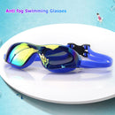 #A Electroplating Large Frame Swimming Glasses Eyewear Swim Diving Goggles