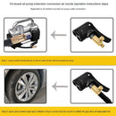 2 in 1 Inflatable Pump Car Tire Air Chuck Valve Connector Adapter (B)