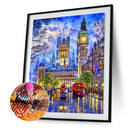 5D Diamond Painting City Street Full Round Drill DIY Mosaic Kit Home Pictures