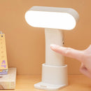 White with Phone Holder Reading Table Lamp Protable LED Desk Light NightLight