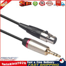 Mini XLR 3Pin Female to 3.5mm TRS Male Plug Audio Microphone Cable (0.3 m) Newly