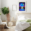 5D Rhinestone Pine Night View Mosaic Full Round Drill Diamond Painting Art Decor