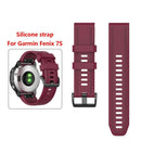 20mm Silicone Watch Band for Garmin Fenix 7S Bracelet Strap (Rose Pink)