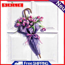 Flower Oil Paint By Numbers DIY Handpainted Home Decoration Unframed Umbrella