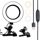 Mode Laptop Computer Monitor Selfie Ring Light Video Conference Lighting Kit