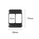 For Subaru BRZ 86 2013-2017 Carbon Fiber Seat Heating Button Frame Cover Trim