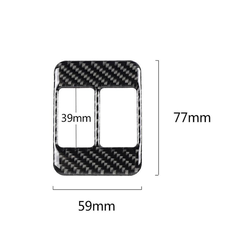 For Subaru BRZ 86 2013-2017 Carbon Fiber Seat Heating Button Frame Cover Trim