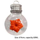 Plastic Bird Water Feeder Handheld Hummingbird Feeder Bottle (Flower)