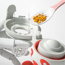 Silicone Newborn Baby Teether Infant Fresh Food Bag Feeder Nipples (Red)