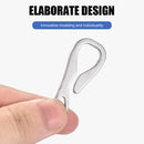 Pocket Key Organizer Holder Clamp Stainless Steel Hanging Buckle Clip w/Keychain