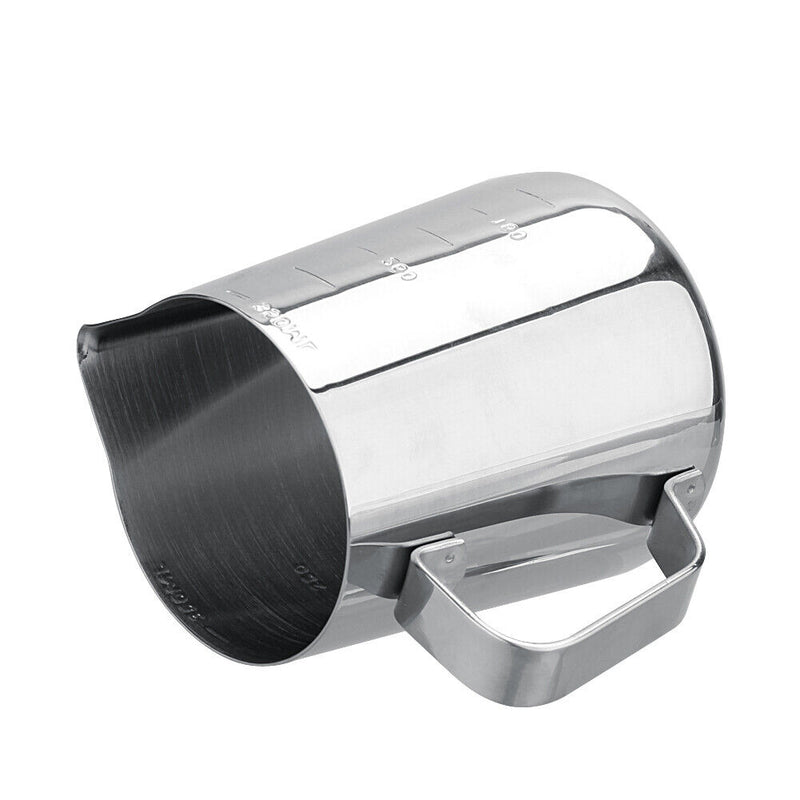 Espresso Coffee Milk Cup Mugs Thermo Steaming Frothing Pitcher (350ml) Newly