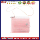 Glitter Transparent Coin Purse Women Clear Short Clutch PVC Card Bags Wallet