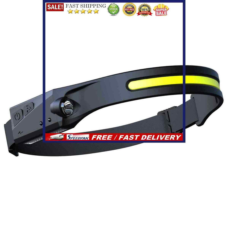 LED Headlamp, 350 Lumens Waterproof Headlight with All Perspectives Inducti