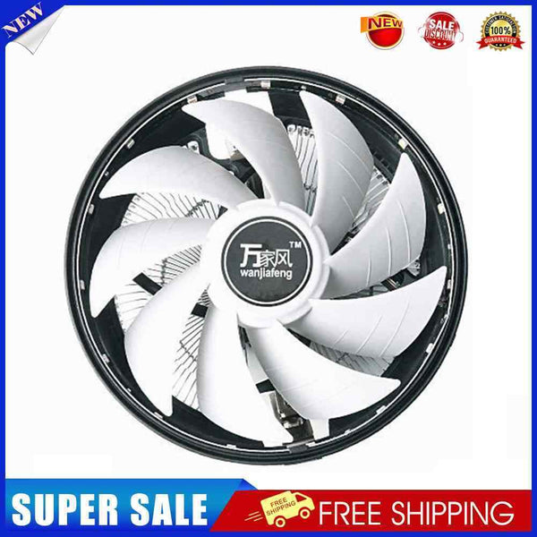Aluminum Colorful Luminous CPU Cooler Practical Cooling Fan for AMD 775/115