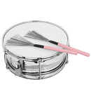 #A 2pcs Drum Sticks Brush Metal Wire Percussion Drum Musical Instrument Accessor