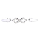 Cardigan Collar Clip Simple Number 8 Women Men Sweater Pin Alloy Jewelry Gift