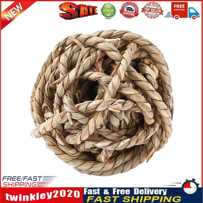 Pet Supplies Small Animal Chew Braid Grass Ball Toys for Rabbits Hamster Newly