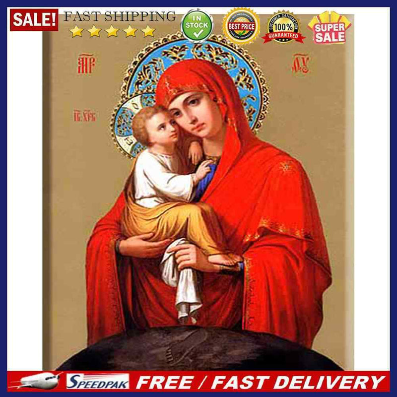 14CT Counted Cross Stitch Kits DIY Religion Embroidery Home Decor Gift 40 X 5