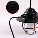 Retro LED Lanterns Hanging Emergency Outdoor Tent Camping Light (Black) Newly