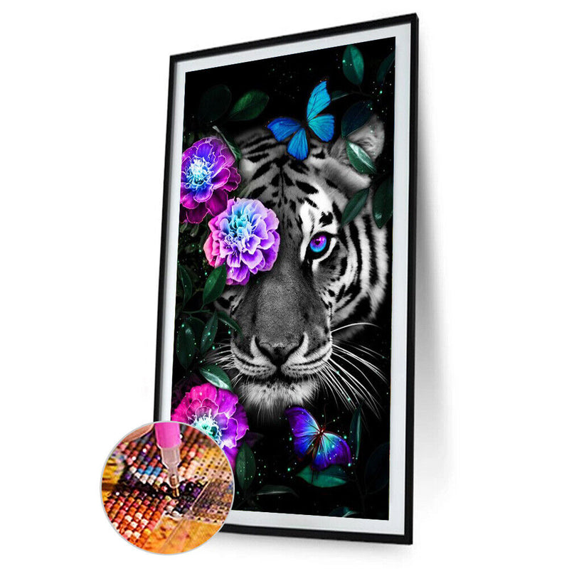 5D Diamond Painting Animal Full Round Drill DIY Wall Art Picture Decoration Gift
