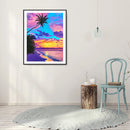 5D Diamond Painting DIY Landscape Full Round Drill Mosaic Picture Wall Arts