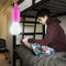 LED Hanging Light Bulb Battery Powered Colorful Pull Cord Bulbs (Rose Red) Newly