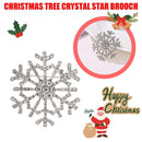 2022 Xmas Wedding Crystal Snowflake Brooch Pin Costume Jewellery Gifts~