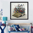 5D DIY Full Drill Diamond Painting Book Cross Stitch Embroidery (30x30cm)