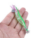 5pcs 9g/10cm Luminous Double-Layer Squid Hooks Artificial Shrimp Lure (2)