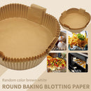 100x Disposable Air Fryer Parchment Paper Liner Oven Baking Mat (20x4.5cm)