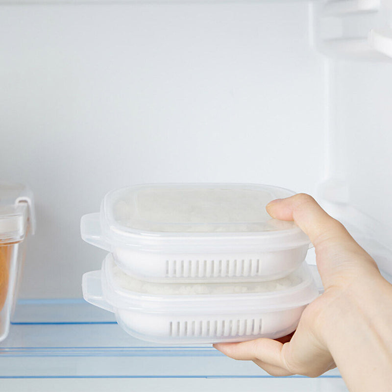 Drain Box Lunch Boxes Microwavable Dinnerware Office Worker Dumpling Packing Box