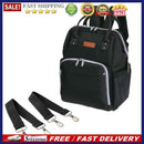 Multi-functional Mom Backpack Baby Diaper Large Capacity Travel Bag(Black)-