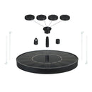 Solar Powered Pool Pond Bird Bath Solar Water Fountain Pump Kit (1.0W)
