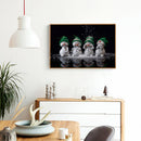 Cute Snowman 5D DIY Full Round Drill Diamond Painting Rhinestones Decor Craft