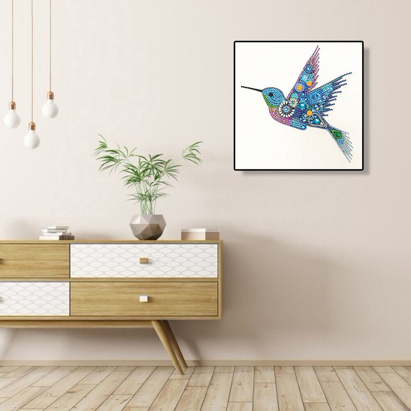 Hummingbird Owl 5D Part Drill Special Shaped Kit DIY Diamond Painting Ornam