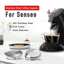 Bar Refillable Capsule Coffee Capsule Stainless Steel Reusable Pods For Senseo