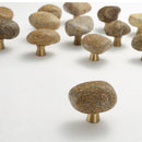 Hardware Metal Base Drawer Knobs Stone Handles Drawer Pulls Door Handle