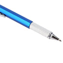 Ballpoint Pen Screwdriver Ruler Spirit Level Multifunction Pen(Blue) Newly